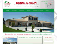 Tablet Screenshot of bonne-maison.com